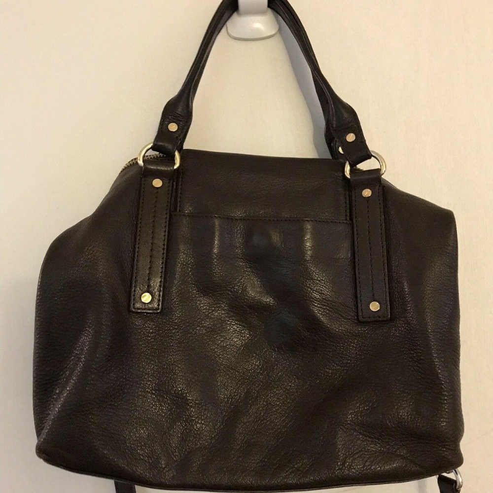 MICHAEL KORS Chocolate Brown Leather Tote bag/ Cro_2